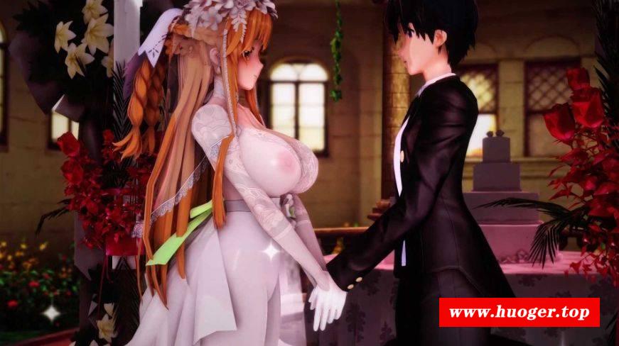 【MMD/Lanzfh/纯啪】刀剑神域：NTR~亚丝娜x直叶婚礼偷情 无水印版【1.06g/1080p/百度】[1687post]-开心广场