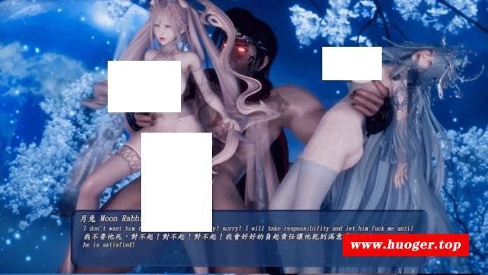 图片[2]-[3D/无修/CV] Elarbaby：D42 嫦娥&玉兔 姓感女神姐妹花强制榨取精华 [4.4G/BD][ELARd42]