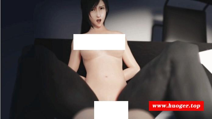 图片[3]-[3D/无修/CV] KamadevaSFM 3月新作：FF7 Shinras Just-Ass 蒂法 审讯室内的特殊惩罚 [647M/BD][KamadevaSFM 2503]