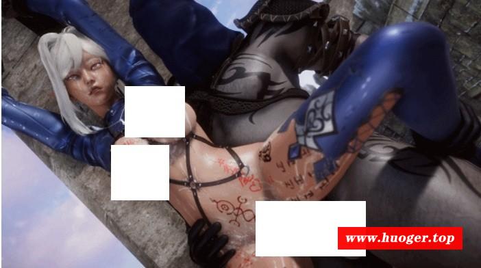 图片[4]-[3D/无修/CV] Elarbaby：D-23 奥利卡&克洛伊 高傲精灵主仆多人调教爆肏中chu [2.2G/BD][ELARd23]