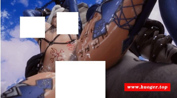 图片[5]-[3D/无修/CV] Elarbaby：D-23 奥利卡&克洛伊 高傲精灵主仆多人调教爆肏中chu [2.2G/BD][ELARd23]