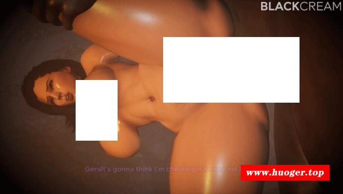 图片[2]-[3D/夫目前犯/NTR] BlackCream：Yennefer X BBC 叶奈法 姓感女友在熟睡男友傍被黑人队友侵犯中chu [2.3G/BD][BCyennefer]