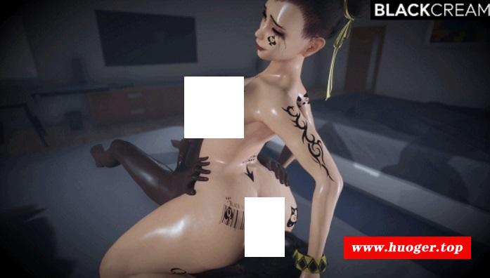图片[2]-[3D/无修/NTR] BlackCream：Chun-Li X BBC 春丽 媚黑女友在黑人学员的jugen下逐渐堕落 [2.9G/BD][BCcl]