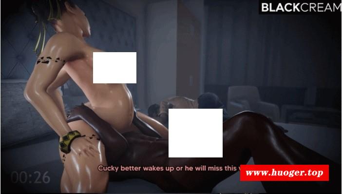 图片[3]-[3D/无修/NTR] BlackCream：Chun-Li X BBC 春丽 媚黑女友在黑人学员的jugen下逐渐堕落 [2.9G/BD][BCcl]